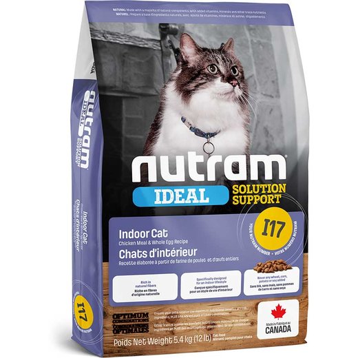 Nutram I17 Ideal Solution Support IndoorShedding Cat