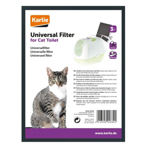Universal Kohlefilter für Katzentoiletten