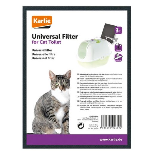 Universal Kohlefilter fr Katzentoiletten