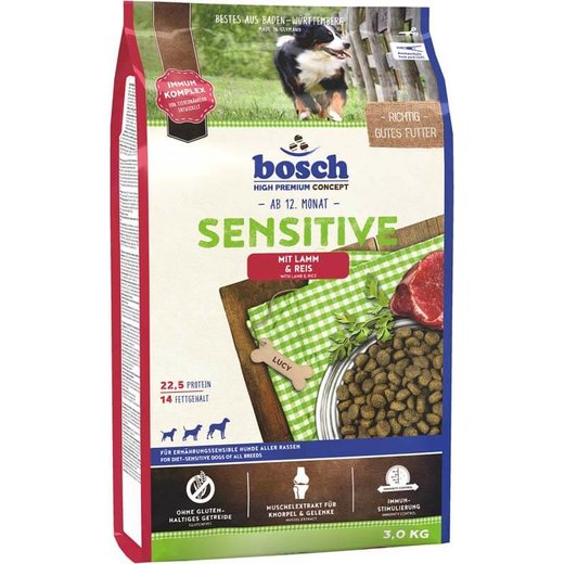 Bosch Sensitive Lamm & Reis, 15 kg