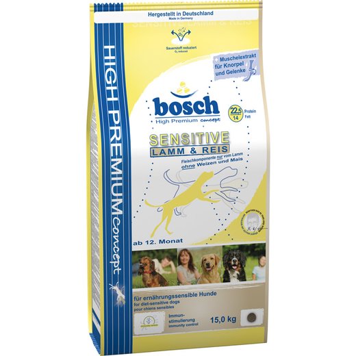 Bosch Sensitive Lamm & Reis, 15 kg