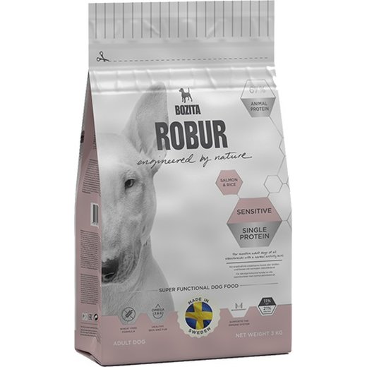 Bozita Robur Sensitive Single Protein Salmon & Rice - 3 kg