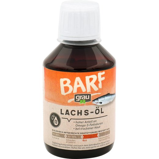 GRAU Lachsl fr Hunde - 200 ml