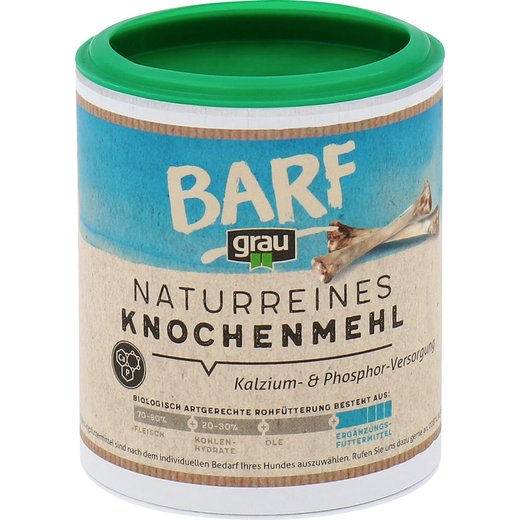 Grau Knochenmehl