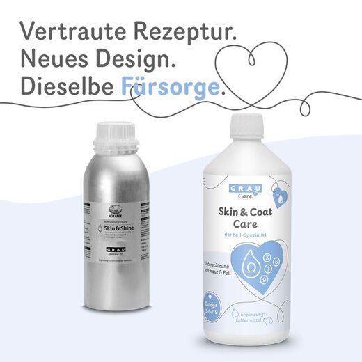 Grau Skin & Coat Care - 250 ml (ehem. Skin & Shine)