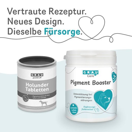 Grau Pigment Booster (ehem. Holunder-Tabletten) - 500 St�ck