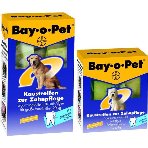 Bay-o-Pet Zahnpflege Kaustreifen mit Algen, für große Hunde 140 g