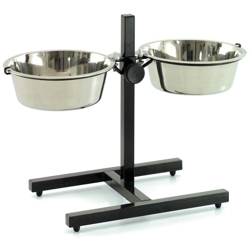 Otis Plus - Doppelnapfst?nder mit N?pfen h?henverstellbar mit 2 x 4L N?pfen