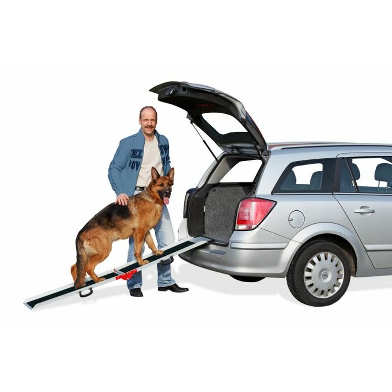 Hunderampe Aluminium - 183x36cm