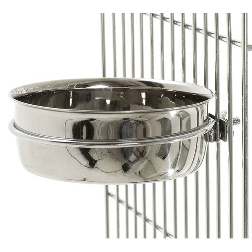 Edelstahlnapf mit Halterung - 15cm / 880ml
