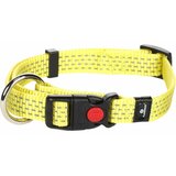 Halsband Len Fluo gelb - S: B15mm x L30-45cm