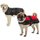 Hundemantel Eisbär rot/schwarz - Gr.60