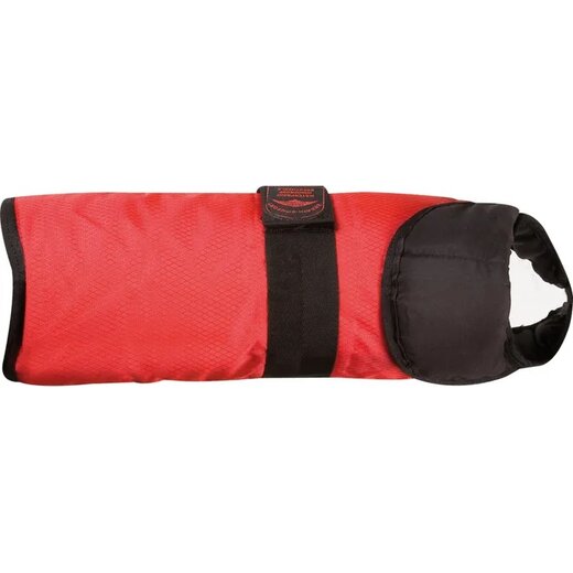 Hundemantel Eisb�r rot/schwarz - Gr.65