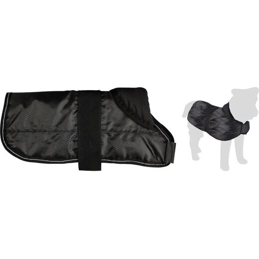 Hundemantel Eisbr schwarz - Gr.70