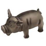 Hundespielzeug Latexschwein - 22x10x10cm / schwarz