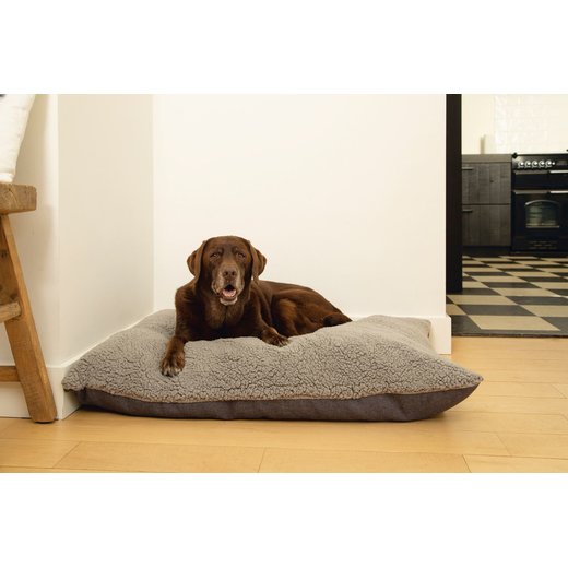 Beeztees Memory Foam Lounge Kissen Ruba grau 100x70x10 cm