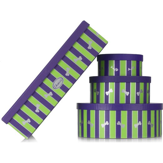 Chacco Futterschale Classic White/Gold - Gr M / 0,5 Liter