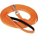 Suchleine Miami mit Softgriff orange, 10m x 20mm