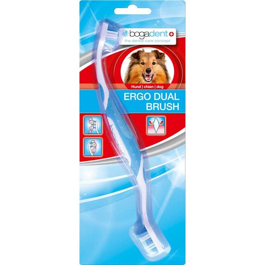 bogadent ergo Dual Brush Hundezahnbrste