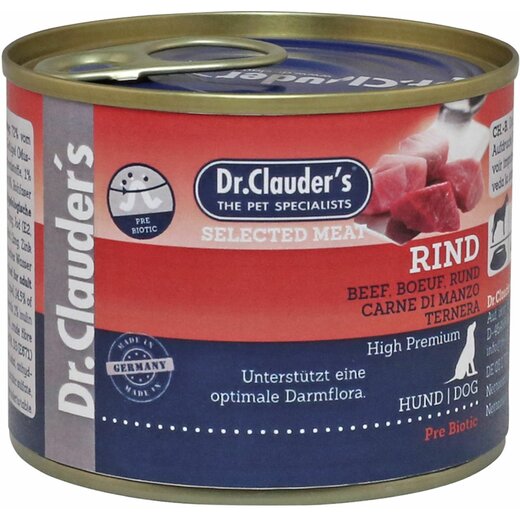 Dr. Clauders Dog Selected Meat Prebiotics Rind 200 g