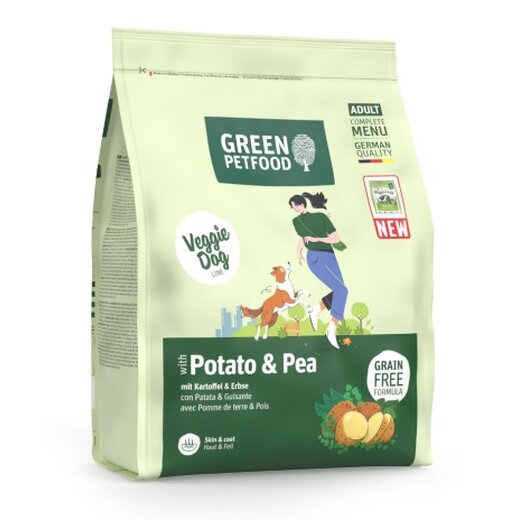 Green Petfood VeggieDog Potato & Pea (ehem. grainfree) - 10 kg