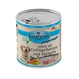 Landfleisch Dog Pur Geflügelherzen & Seelachs - 800 g