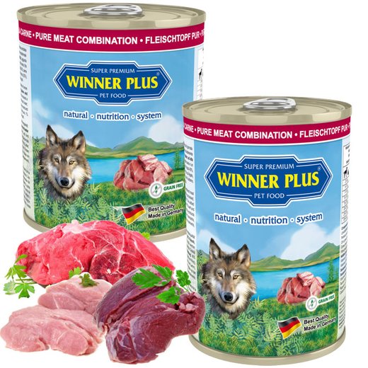 Winner Plus PUR Fleischtopf mit Rind, Lamm & Pute - 400 g