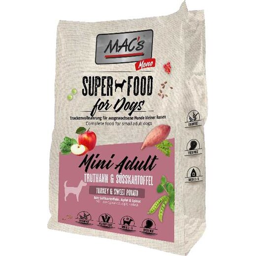 MACs Mono Mini Truthahn Hundefutter - 3 kg