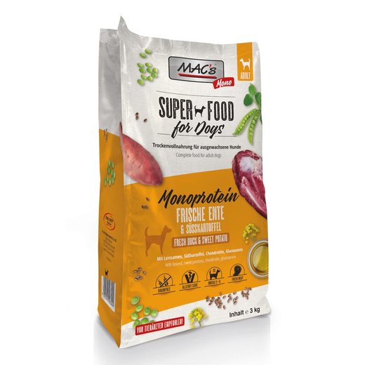 MACs Mono Ente Hundefutter - 3 kg