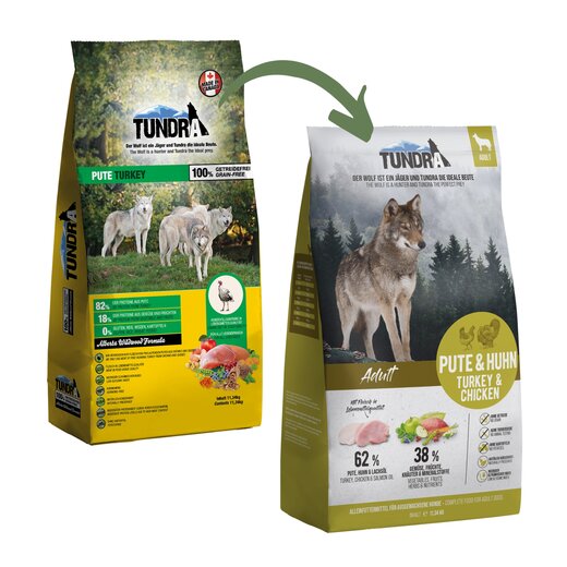 Tundra Pute & Huhn Hundefutter - 11,34 kg