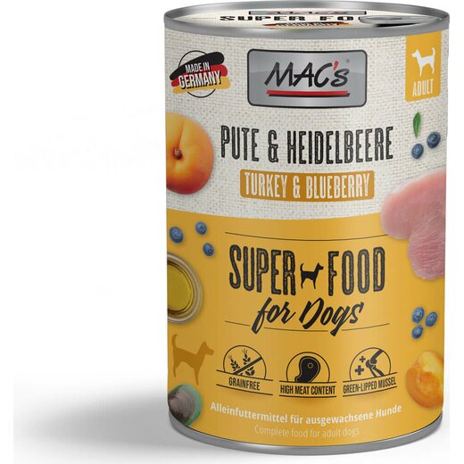 MACs Dog Pute & Heidelbeere - 400 g