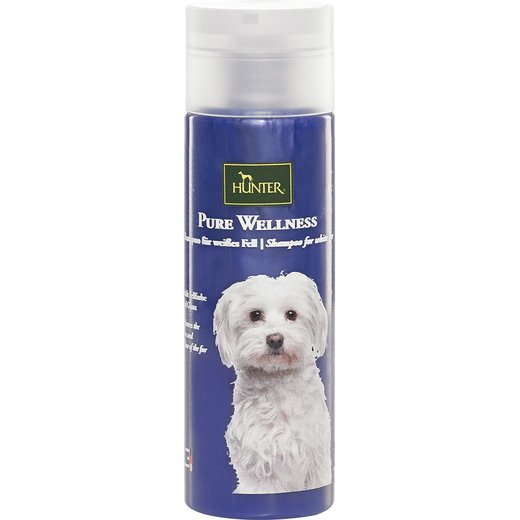 Hunter Pure Wellness Hundeshampoo fr weies Fell