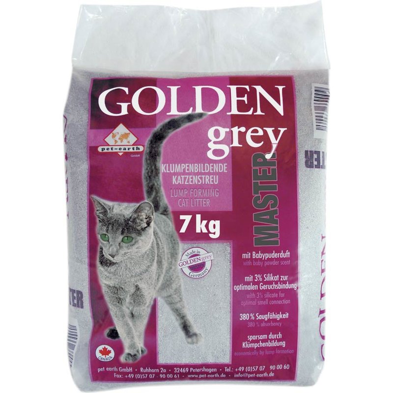 Golden Grey MASTER Katzenstreu – 14kg (1,18 € pro 1 kg)