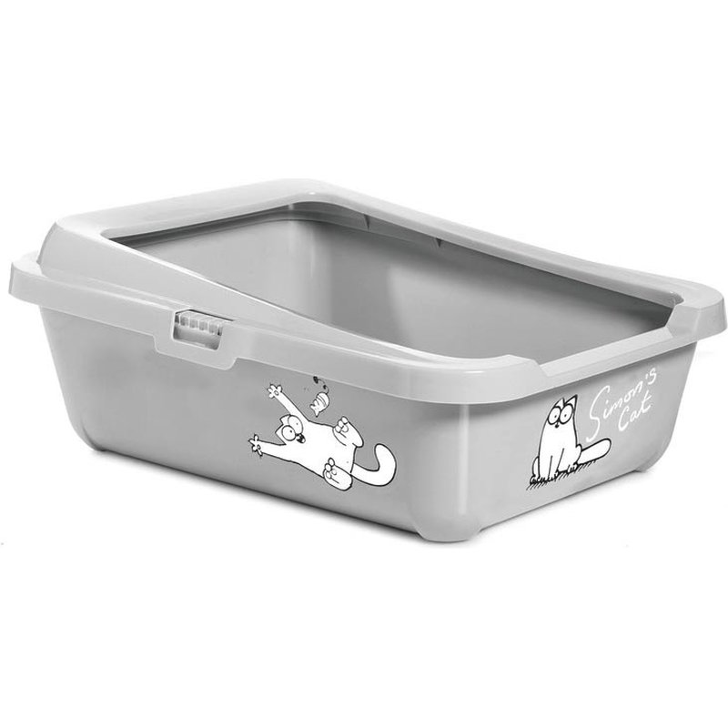 Simons Cat Katzentoilette mit Rand 43x32x16cm