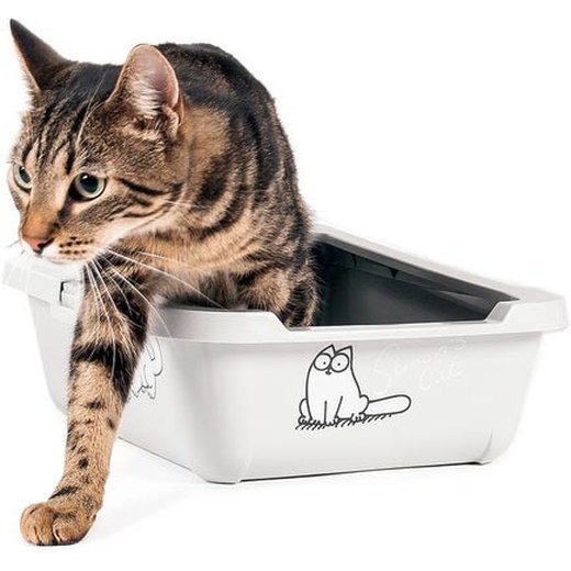 Simons Cat Katzentoilette mit Rand 43x32x16cm