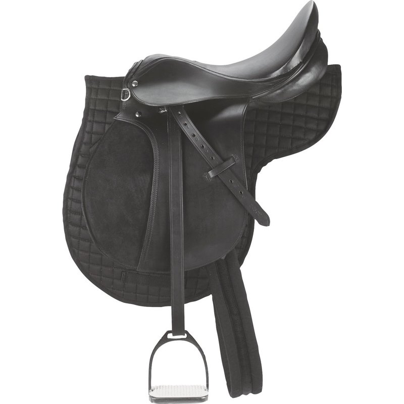 Reitsattel-Set - 16\" / Pony / schwarz"