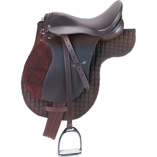 Reitsattel-Set - 17,5 / Haflinger/ braun