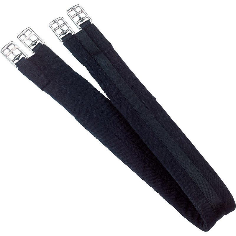 Sattelgurt geschlossen - schwarz / 120cm
