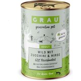 Grau Hund Wild mit Zucchini & Hirse 400 g