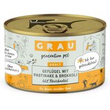 Grau Hund Geflgel mit Pastinake & Brokkoli