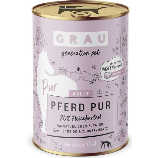 Grau Adult Pferd Pur