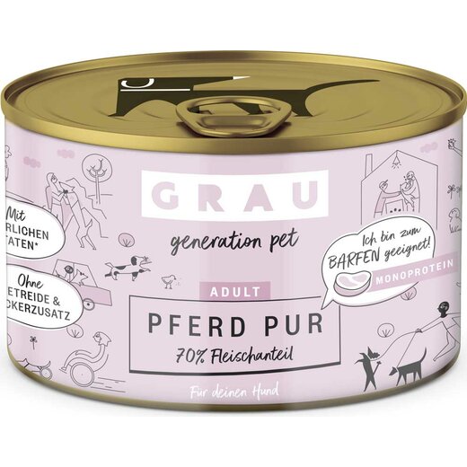Grau Excellence Adult Pferd Pur