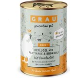 Grau Hund Geflügel mit Pastinake & Brokkoli 400 g