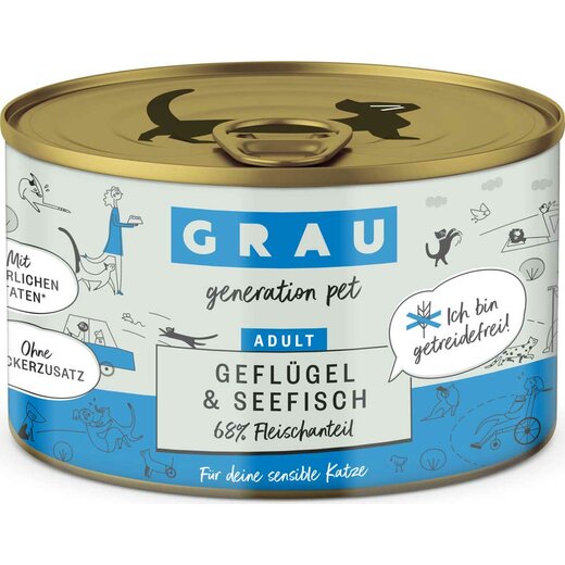 Grau BCC Getreidefrei Geflügel & Seefisch