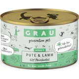 Grau Katzenfutter Pute & Lamm