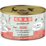 Grau Katzenfutter Huhn mit Karotte & Katzenminze