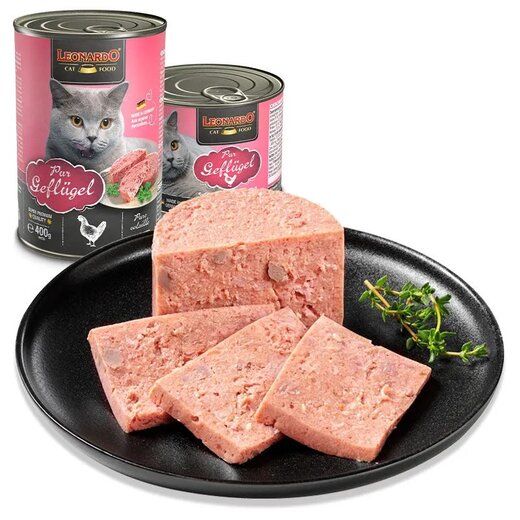 Leonardo Nassfutter Geflgel pur 400 g