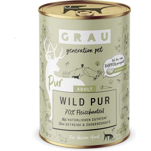 Grau Adult Wild Pur