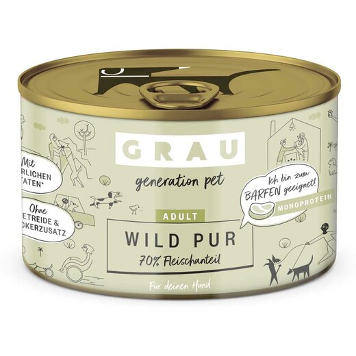 Grau Excellence Adult Känguru Pur