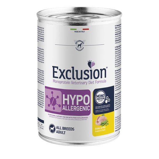 Exclusion Diet Hypoallergenic Wachtel & Erbse